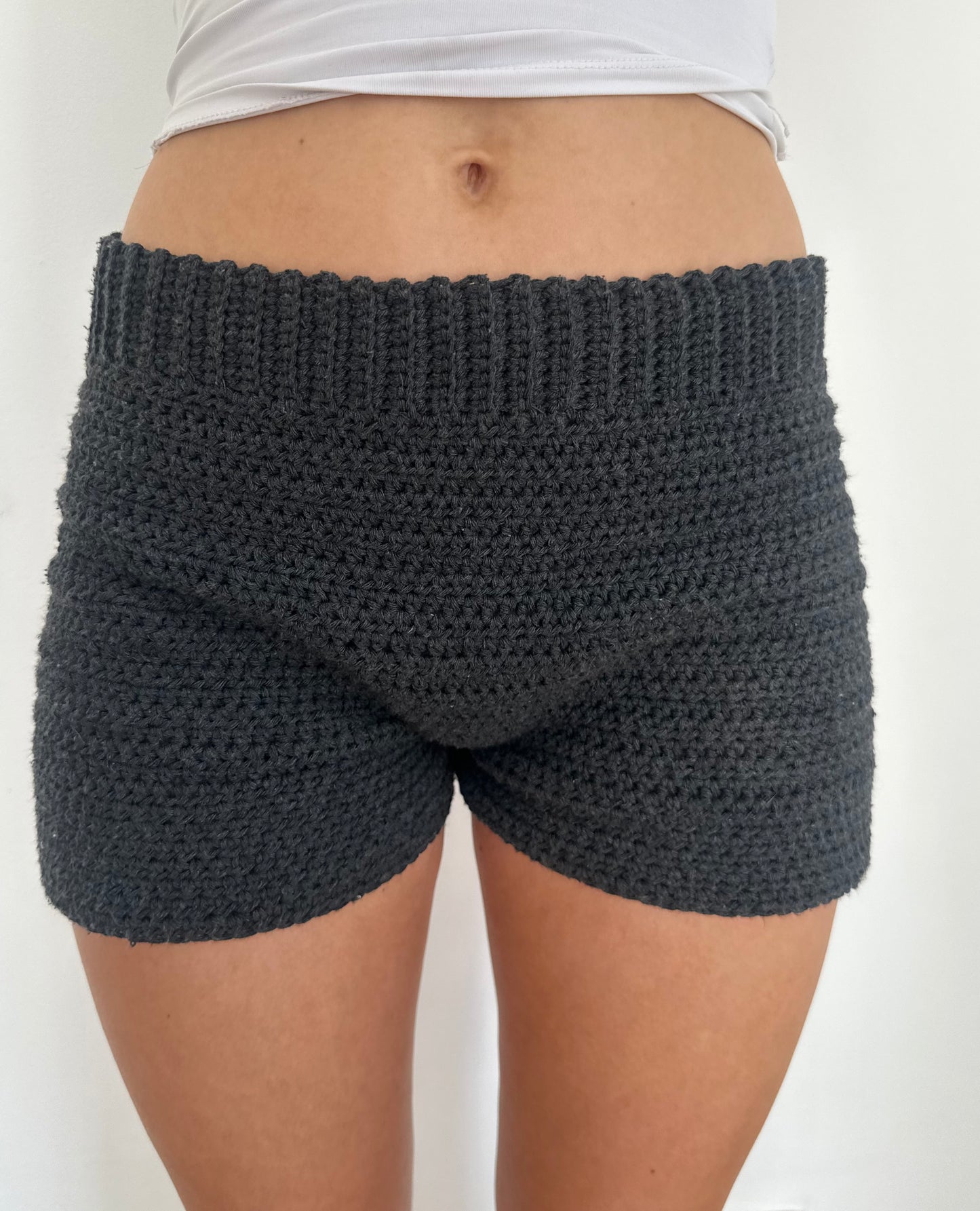 Crochet Mini Lounge Shorts