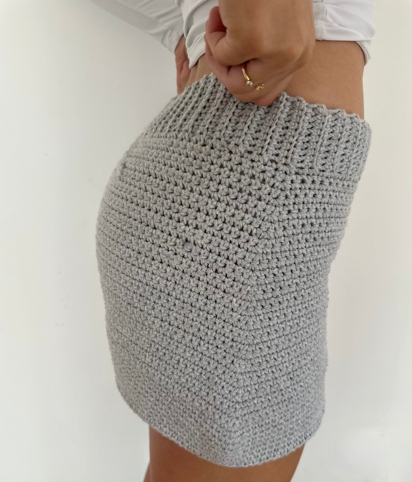 Crochet Mini Lounge Shorts